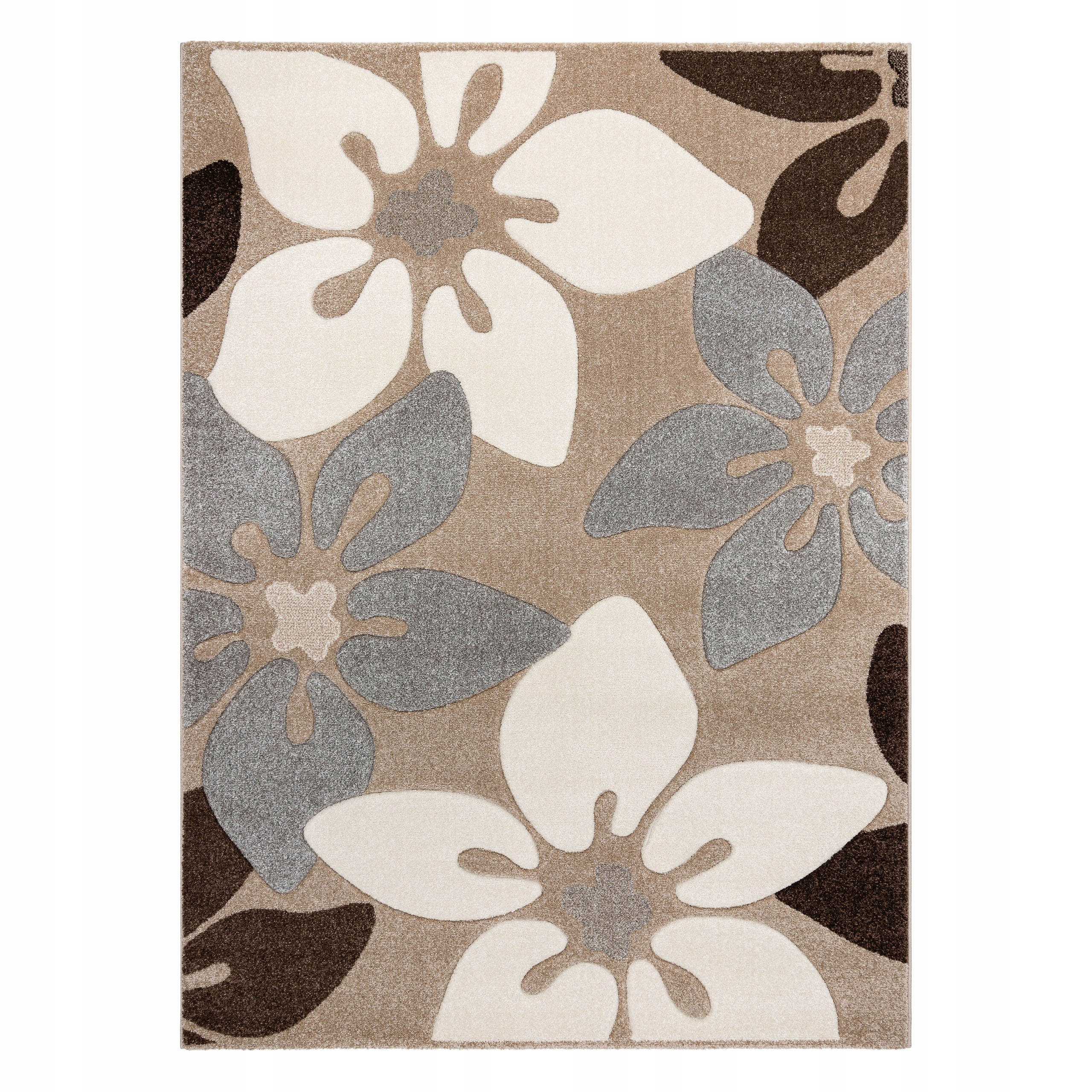 

Dywany Łuszczów Feel 140x190 Kwiaty beż #MO105