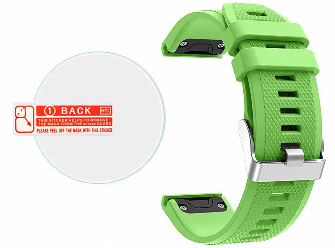 

Zielony Pasek Garmin Fenix 5 Plus + Folia Gratis