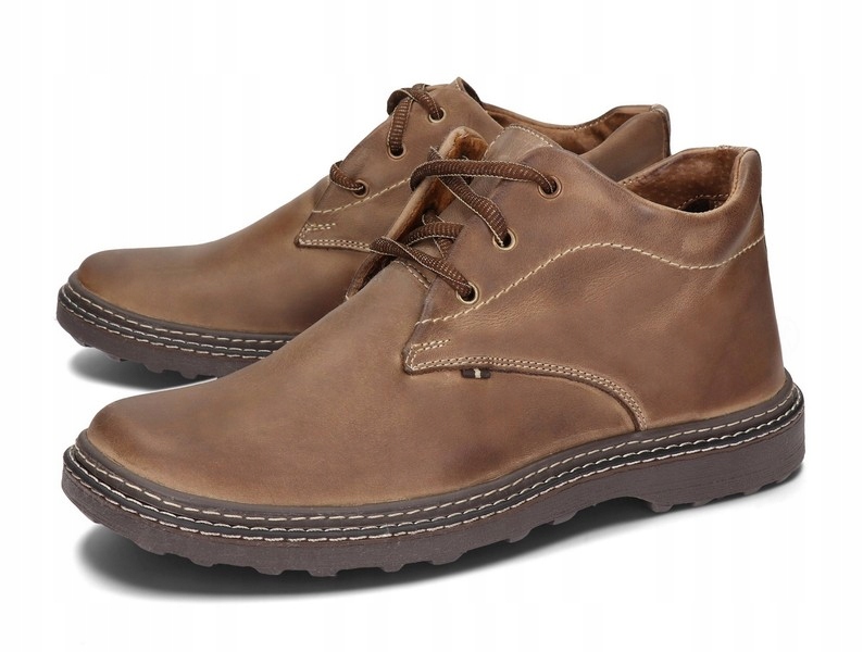 TRAPERY OCIEPLONE PÓŁBUT TRZEWIKI SKÓRA 056 BR 42 Długość wkładki 27.5 cm