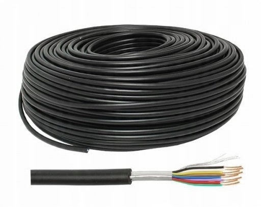 

Przewód kabel Audio 8c 8 żył Ekran na mb (1133)