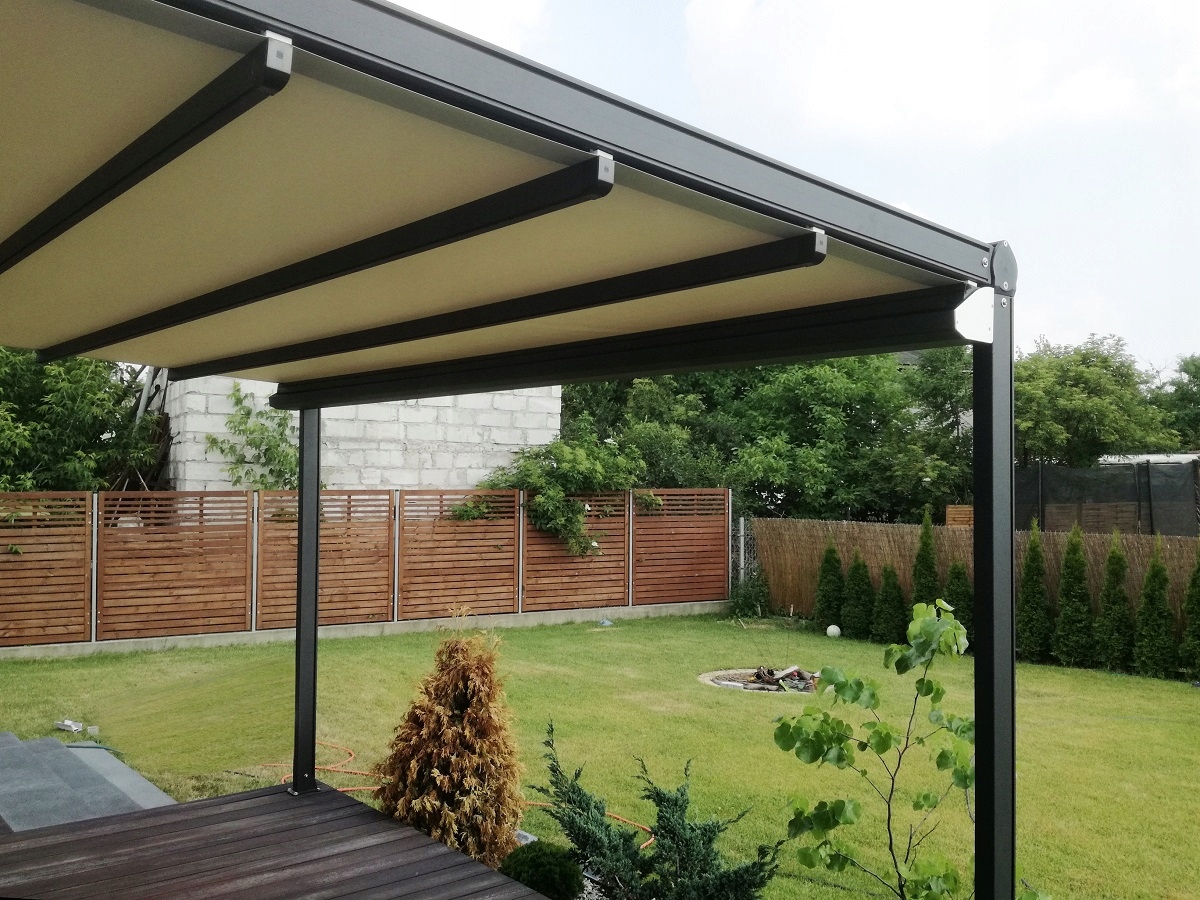 Pergola tarasowa ogrodowa antracyt 3x6 300x600 11623342989 Allegro.pl