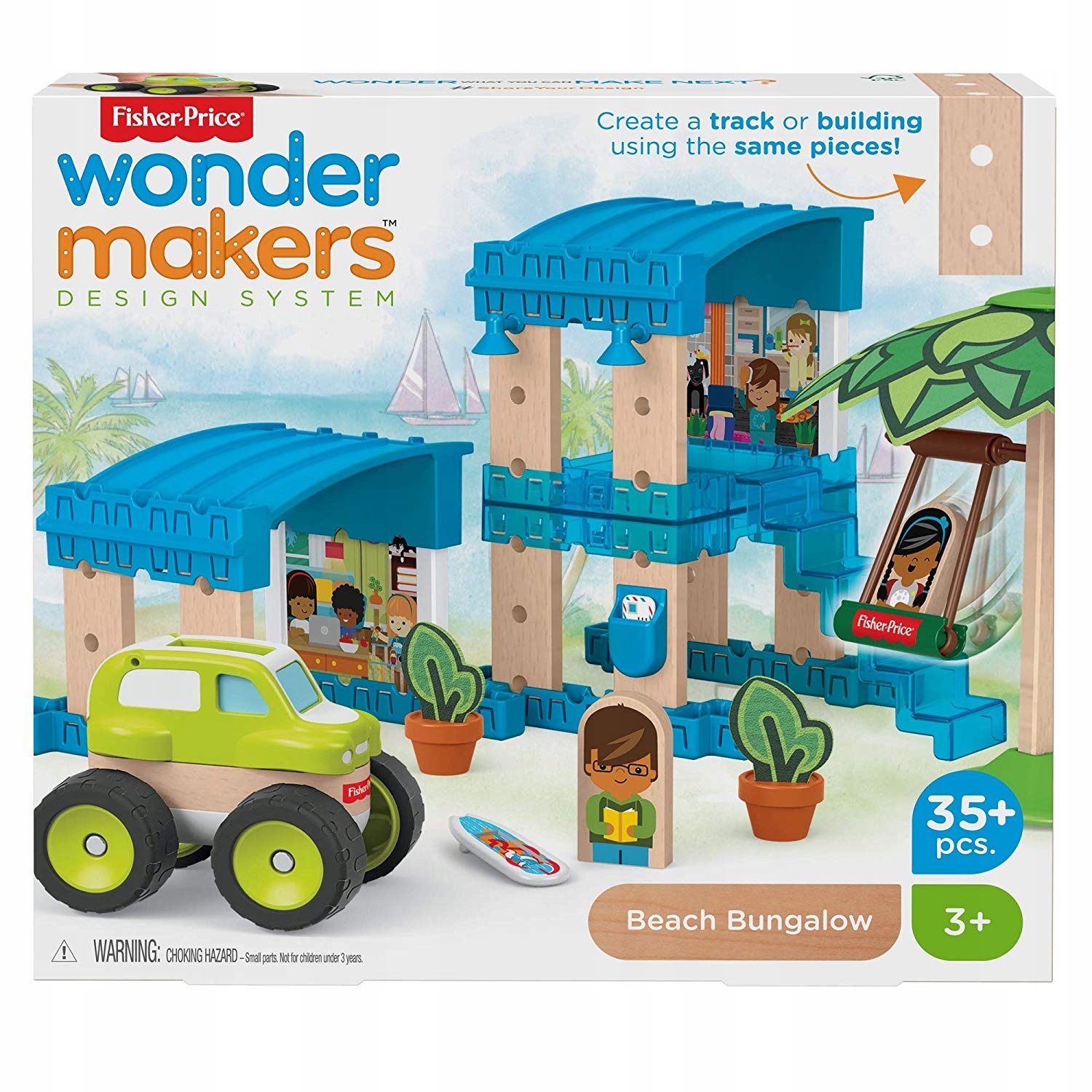 

Fisher-Price Wonder Builder Plażowy domek