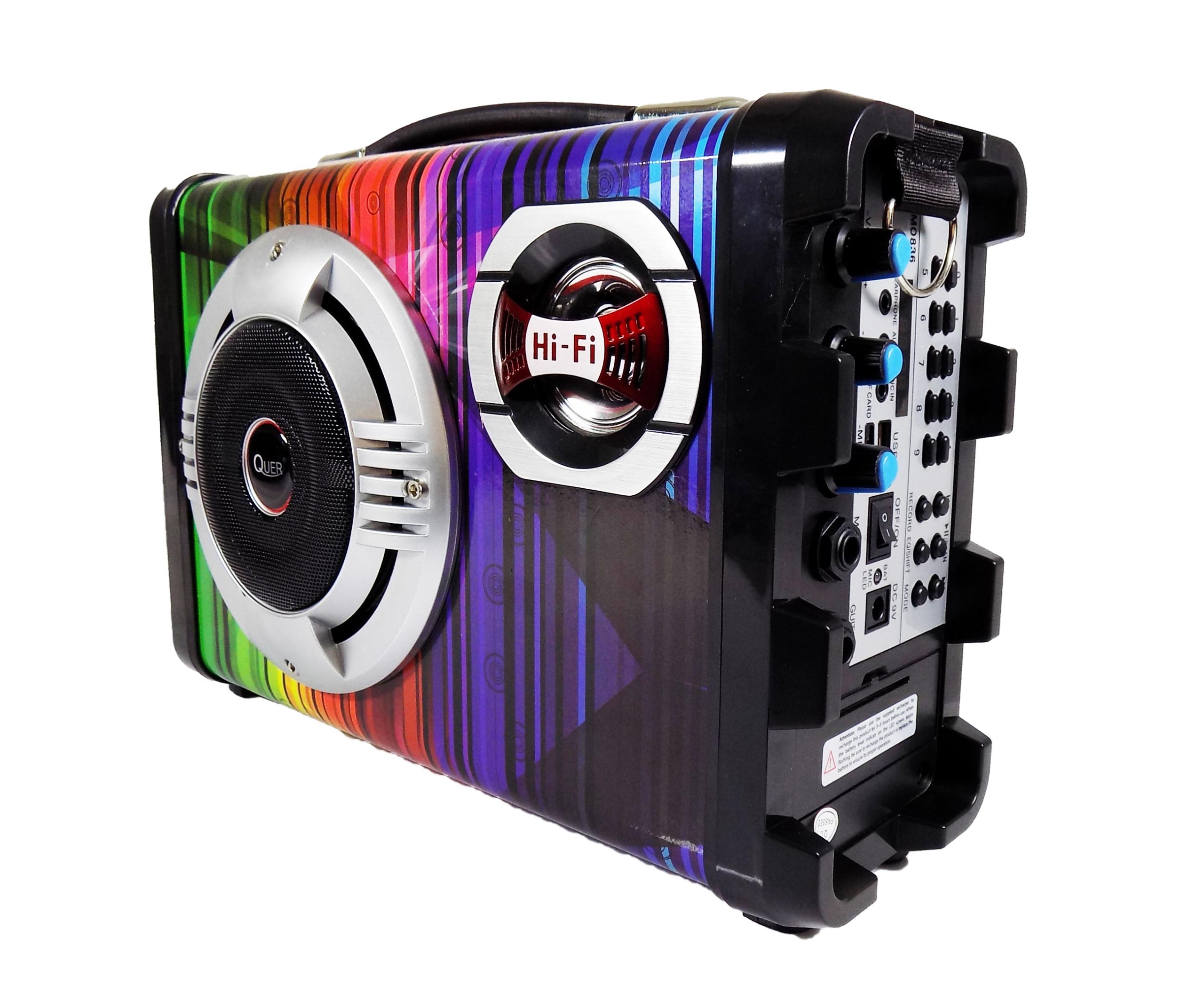 ZESTAW KARAOKE USB SD MP3 BLUETOOTH + 2 MIK BEZPRZ Kod producenta 08