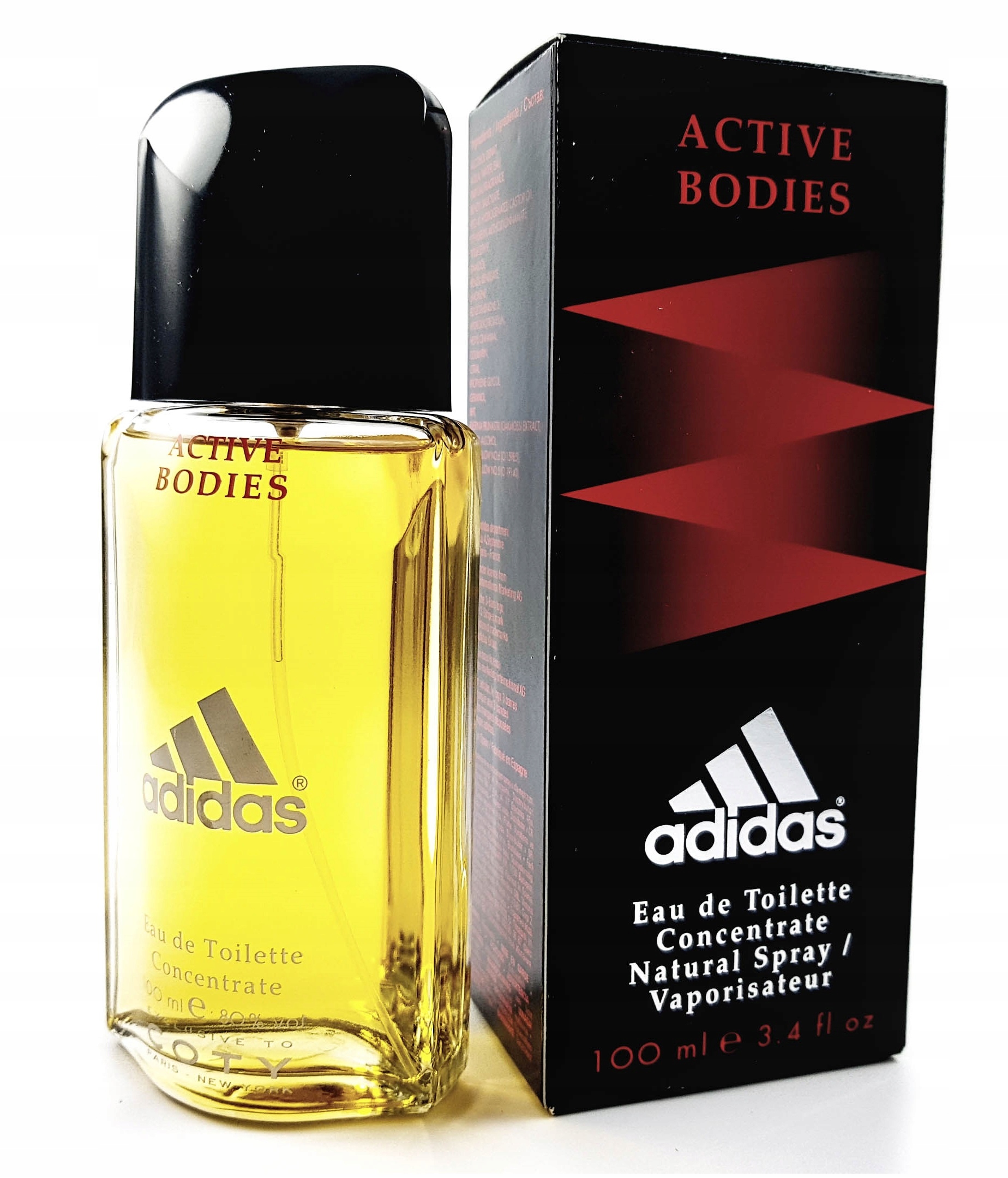 Adidas Active Bodies Concentrate Edt 100 ml Originál