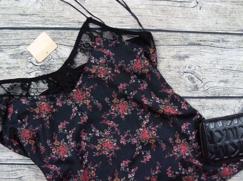 ZARA NOWA WZORZYSTA BLUZKA TOP KORONKA WZÓR S Rozmiar 36