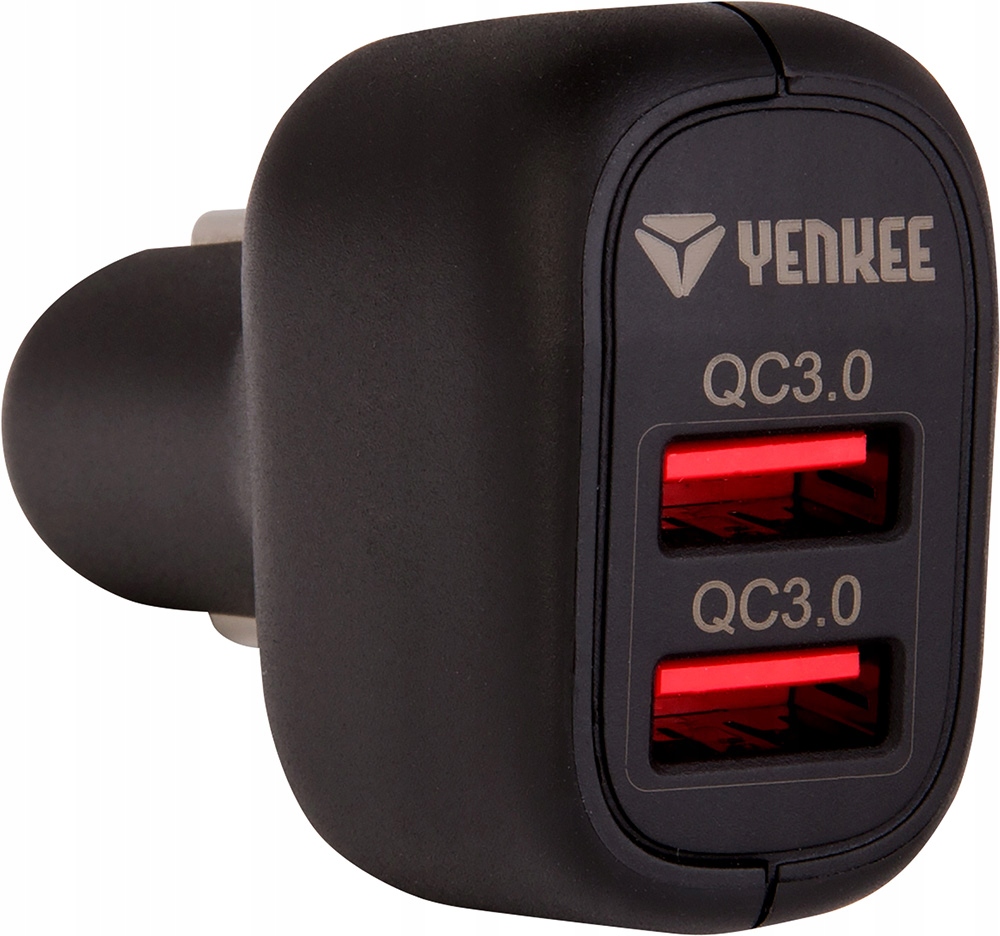 

Szybka ładowarka samochodowa mocna 3A 2xUSB QC3.0