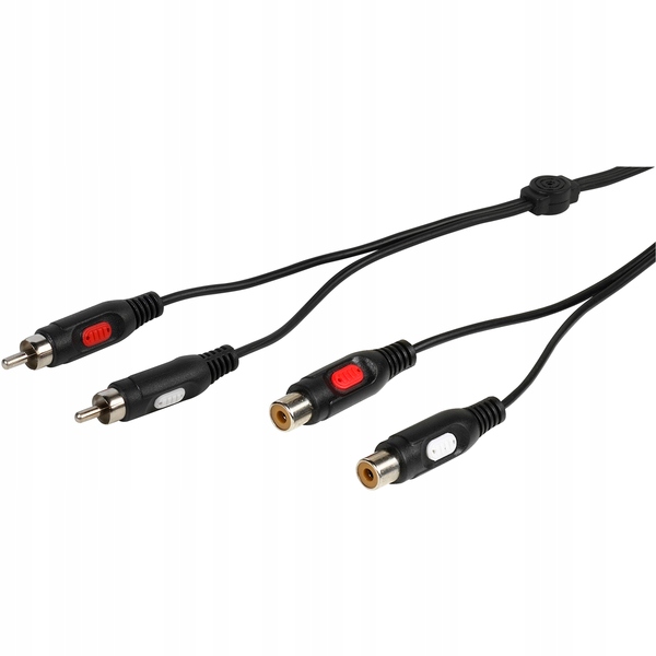 

2xRCA - 2xRCA (Cinch) 2,5m Przedłużacz Vivanco