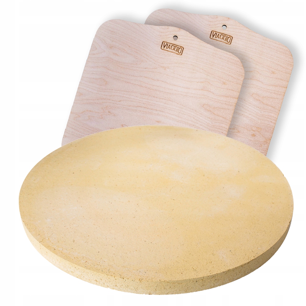 

Kamień Do Pizzy Viaggio 35 CM + 2 Łopatki +gratis!