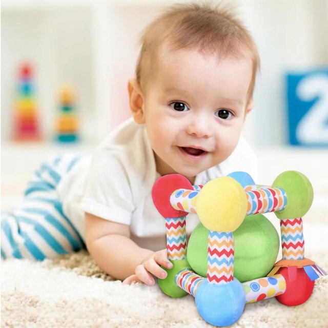 FISHER PRICE DUŻA SENSORYCZNA KOSTKA Z PIŁECZKĄ 0+ Płeć chłopcy dziewczynki