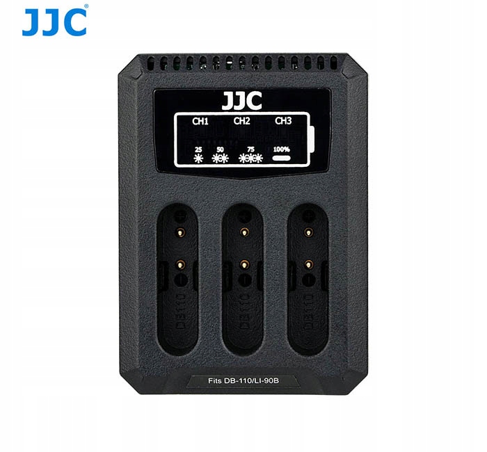 Potrójna Ładowarka USB na 3 Akumulator do Olympus Li-90B Li-92B Li90B Li92B Marka JJC