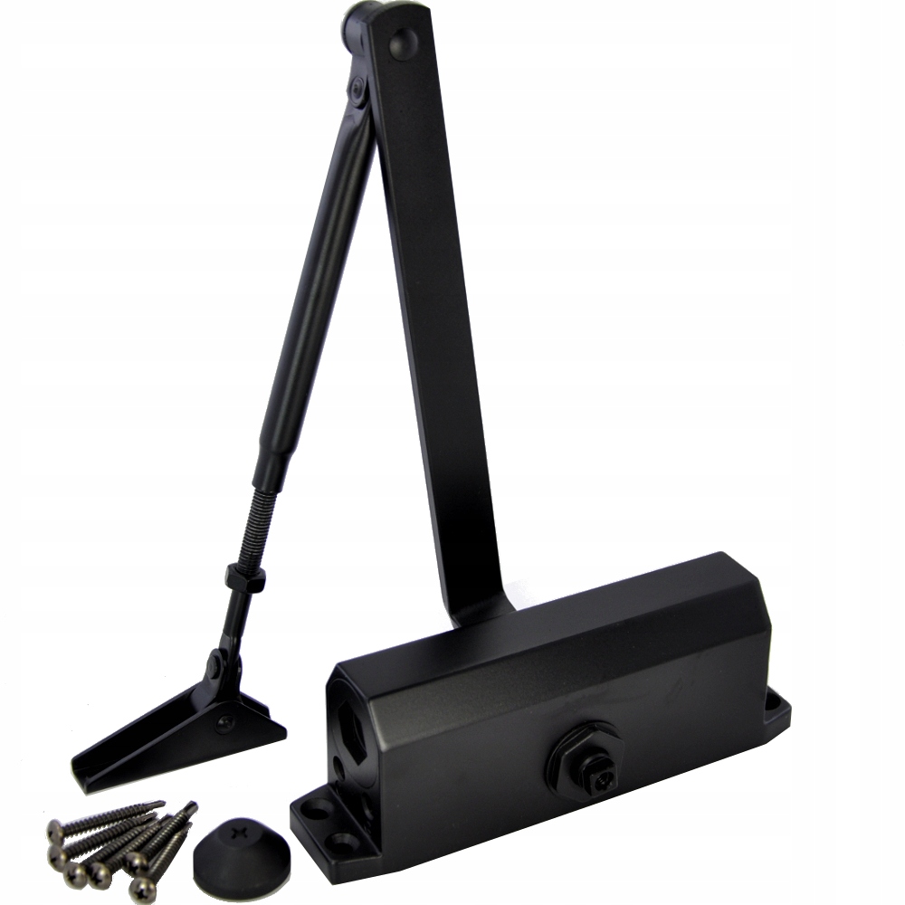 SAMOZAMYKACZ DRZWIOWY Z BLOKADĄ OTWARCIA RAMIENIEM ZAMYKACZ DO DRZWI 65 kg Typ drzwi jednoskrzydłowe