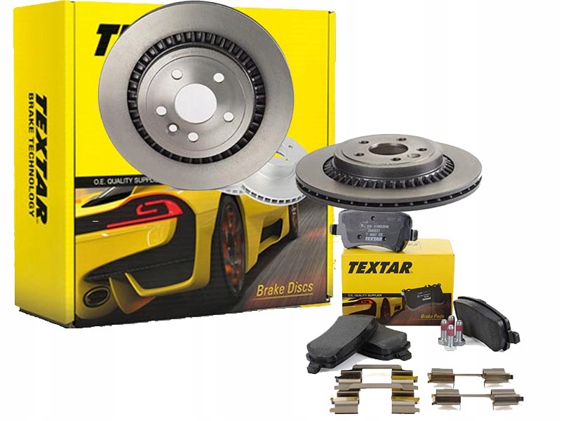 ДИСКИ КОЛОДКИ TEXTAR ЗАДНИЕ VOLVO XC60 302MM