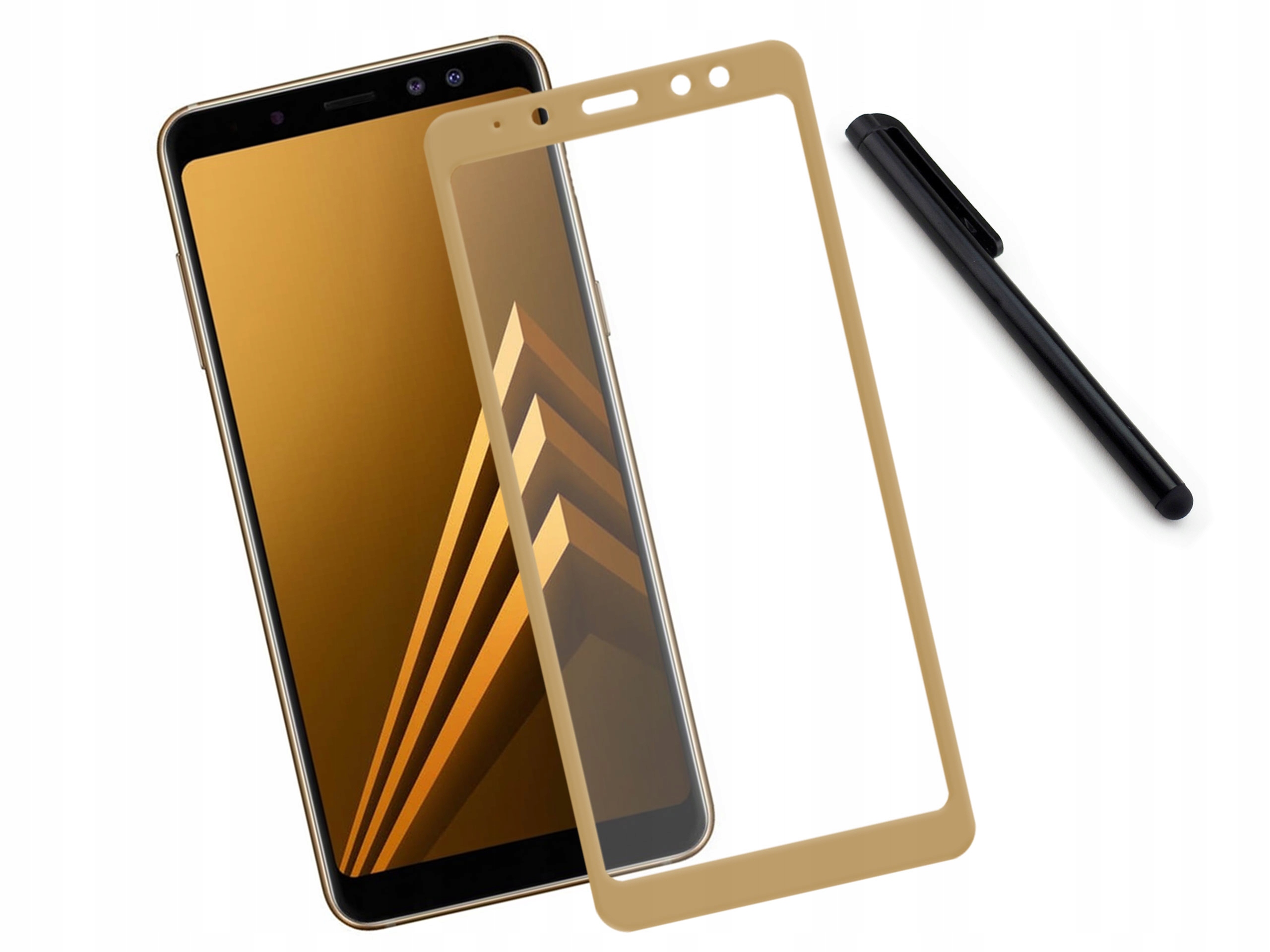 

Szkło 3D 9H Samsung Galaxy A8+ (Plus) 2018 Złote