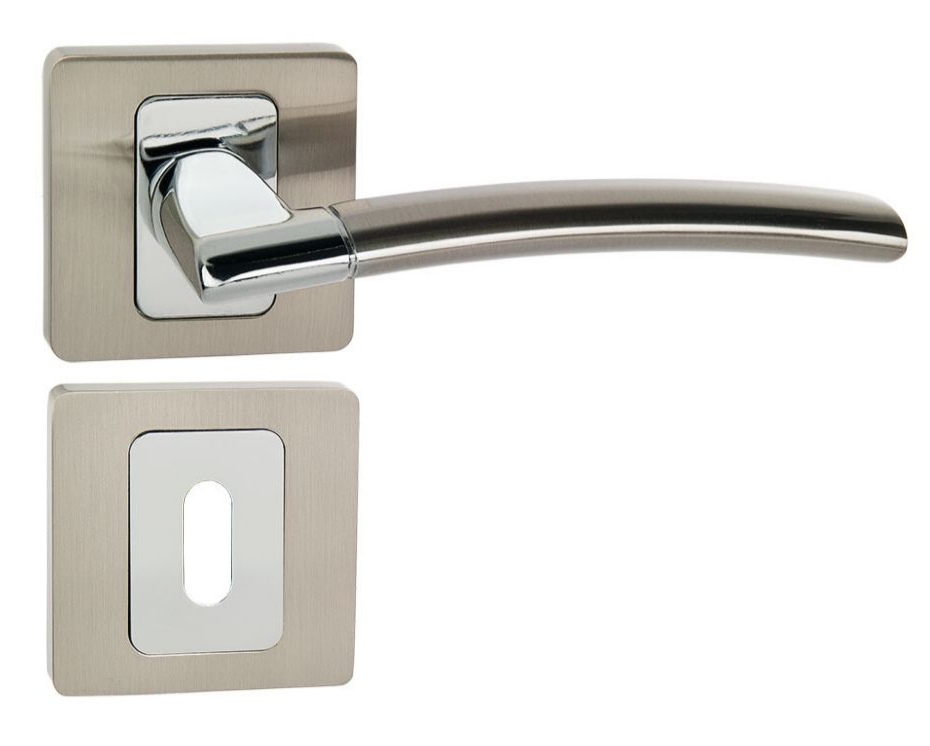 klika Azarea nikl mat/chrom rozety na klíč