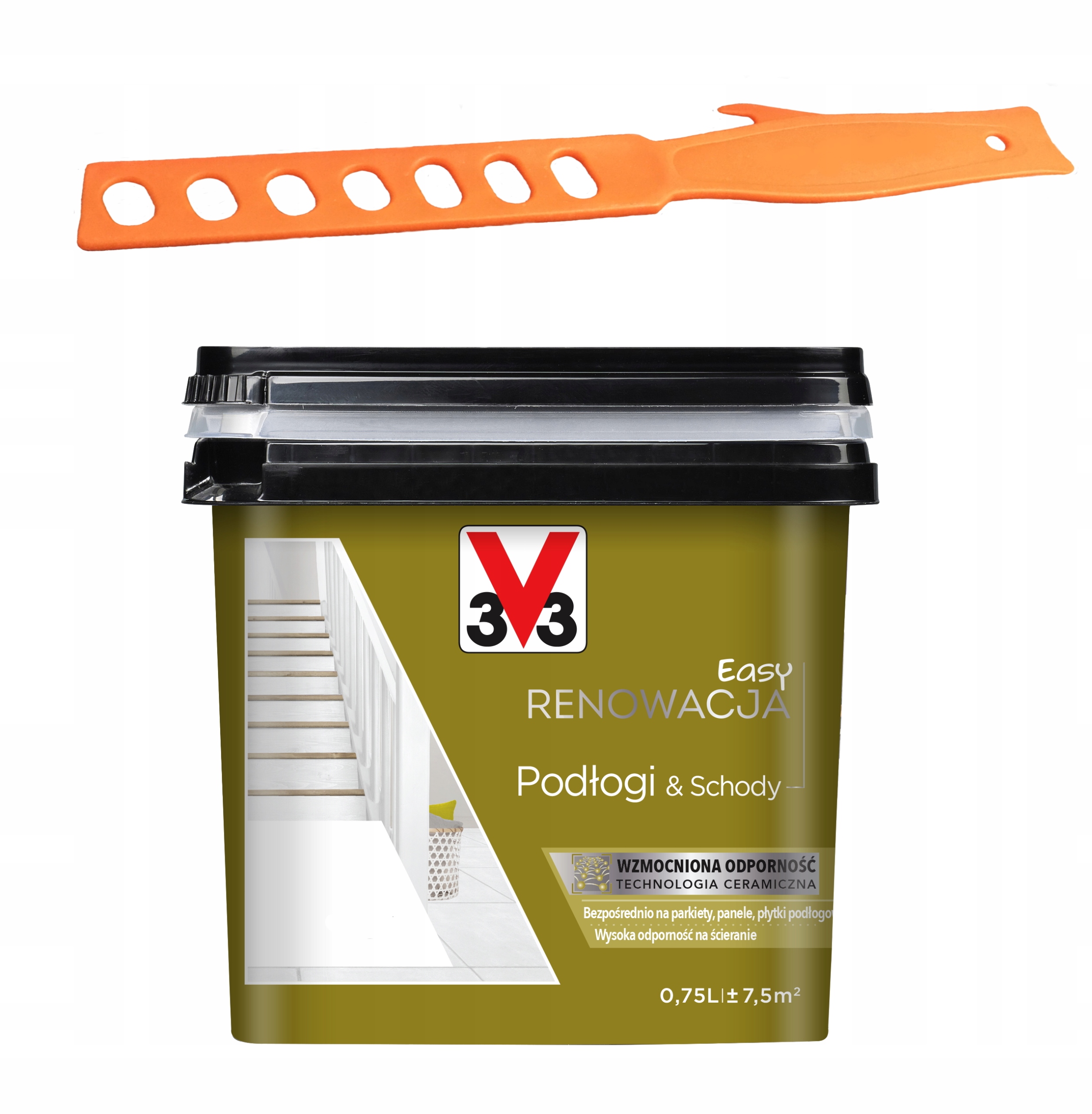 

V33 Farba do Płytek Podłogi I Schody 0,75L