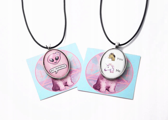 naszyjnik CREEPY CUTE wisiorek pastel goth grunge Rodzaj Klasyczne