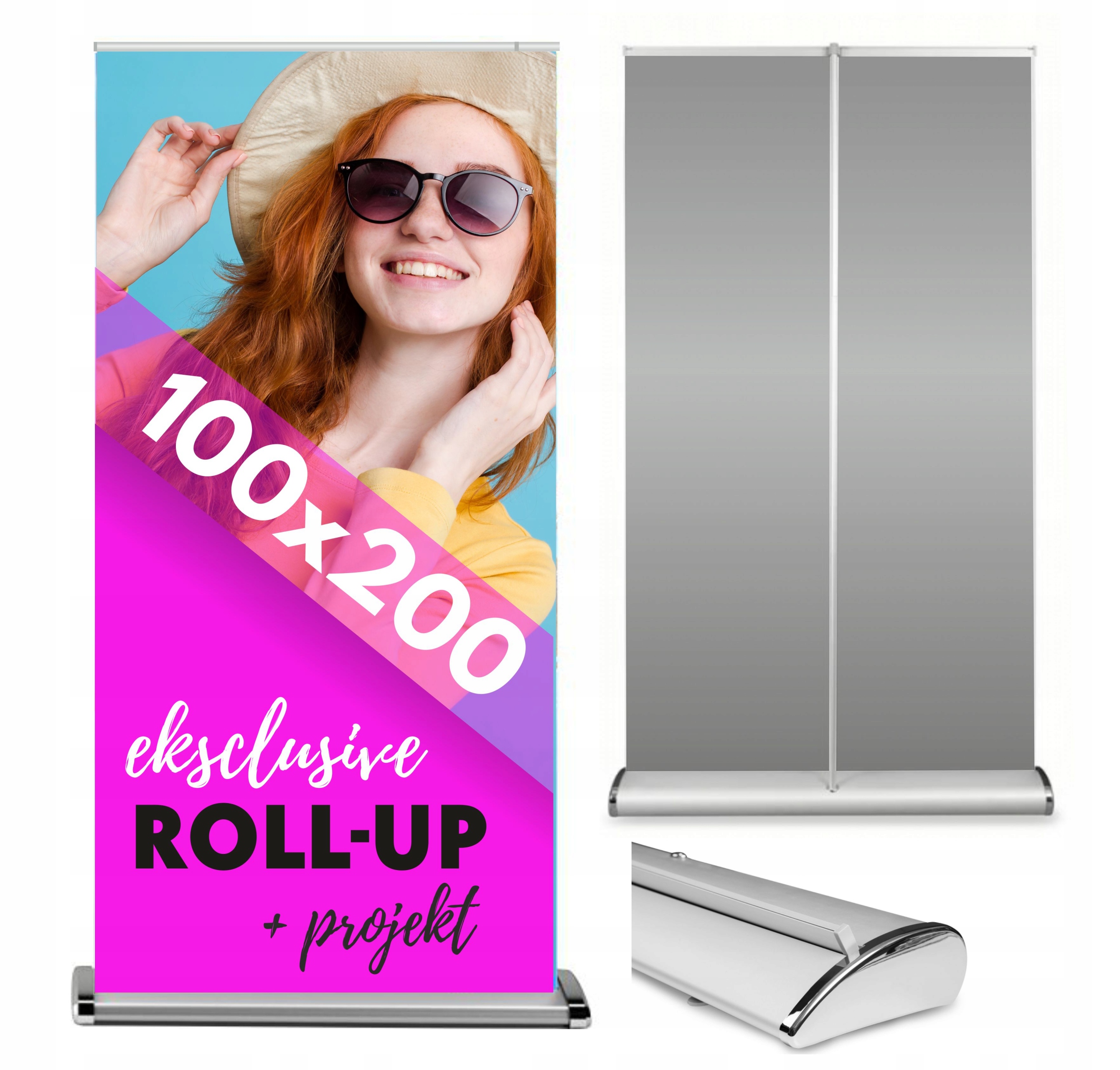 ROLL-UP EXCLUSIVE 100x200cm BLOCKOUT PROJEKT