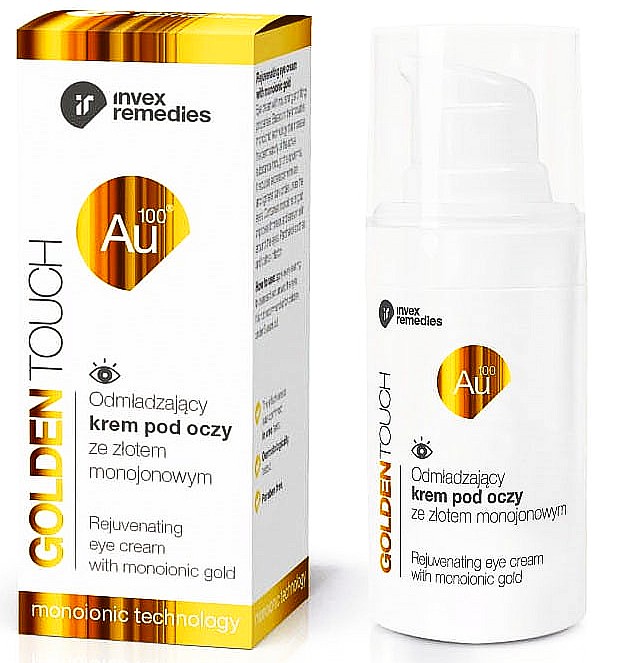 

Krem Pod Oczy Ze Złotem Monojonowym Invex Odmładza