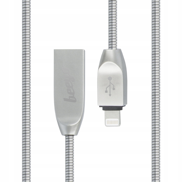 

Beeyo Zinc kabel lightning 1m Srebrny