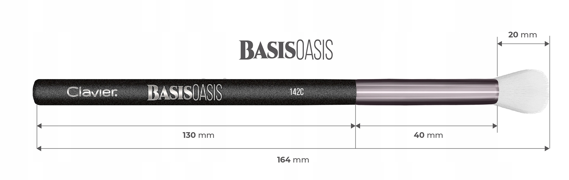 PĘDZEL CLAVIER „BASIS OASIS” 142C Liczba pędzli pojedynczy pędzel