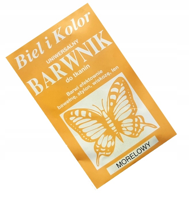 

Barwnik do Tkanin Bawełny Stylonu Lnu Morelowy