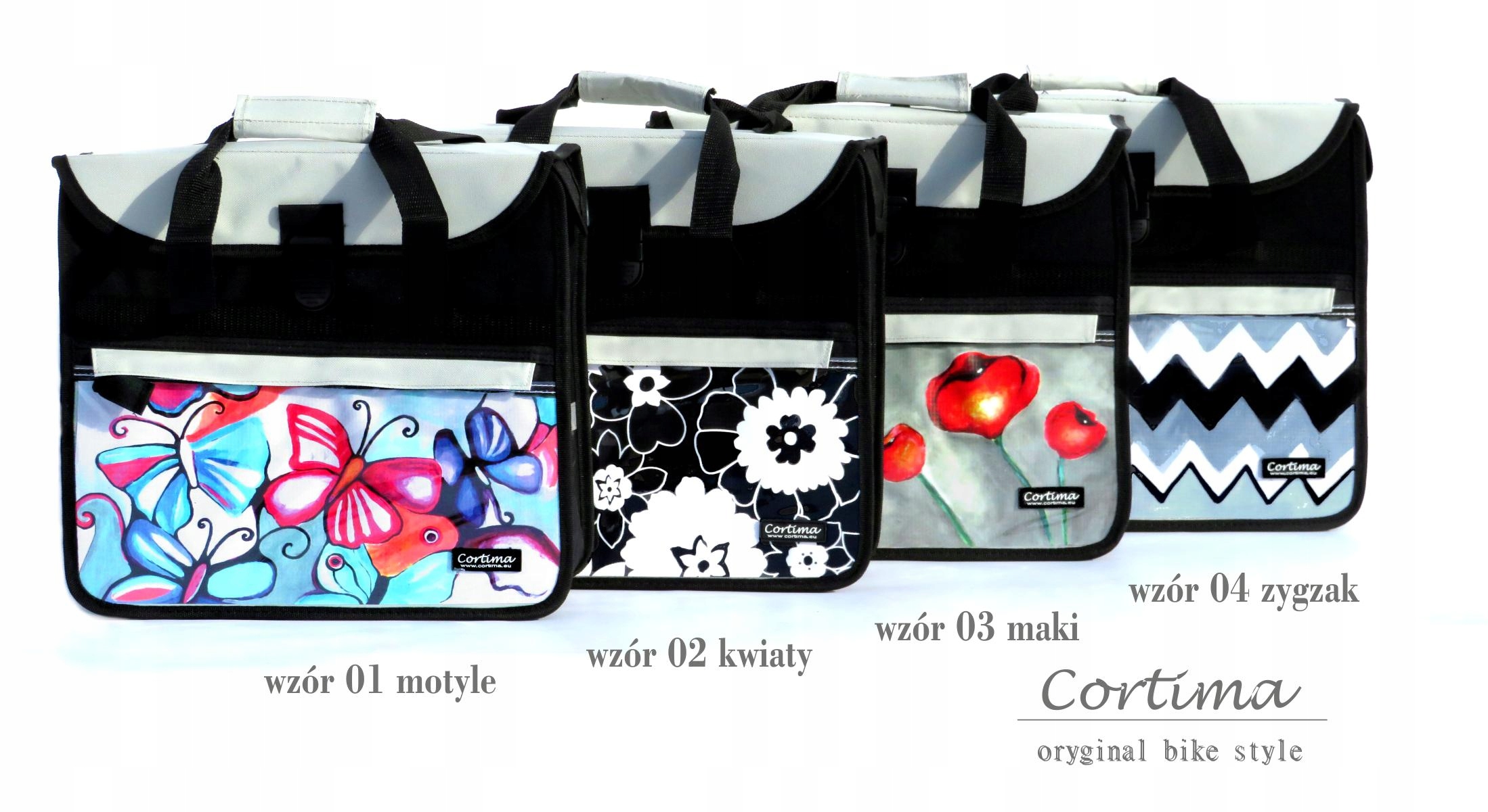 CORTIMA TORBA NA ROWER SAKWA ROWEROWA NA BAGAŻNIK Model Qfix1