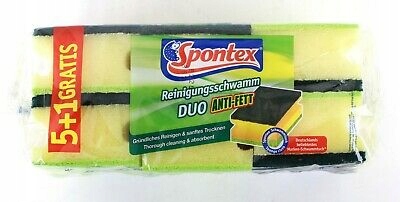 

Spontex Dwustronna Gąbka Zmywak Grube 5+1 Gratis