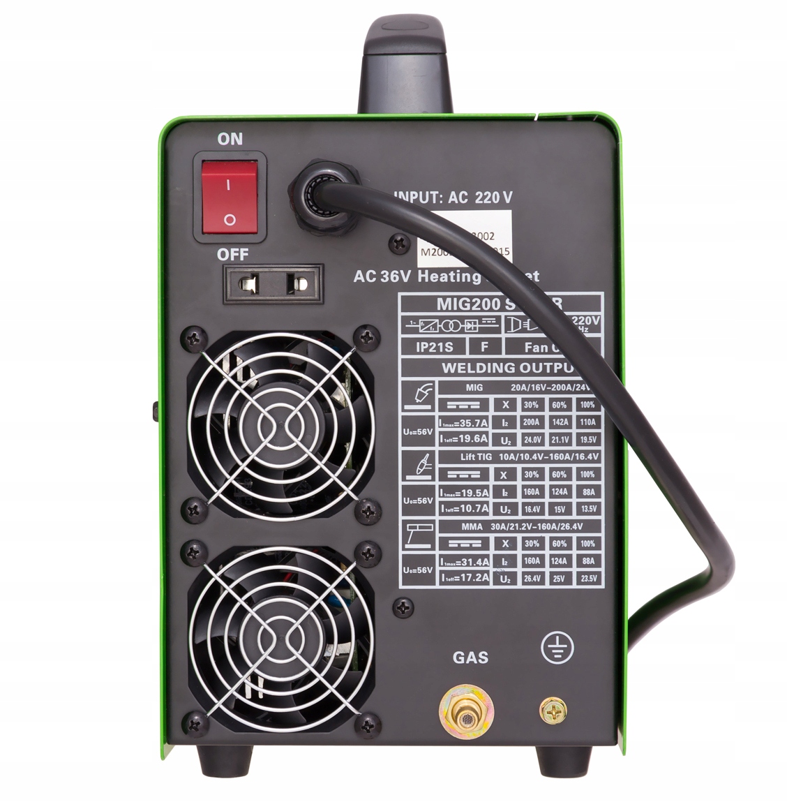 Spawarka migomat Torros MIG200 Synergia 3w1 M2003 Metody spawania MIG/MAG MMA TIG