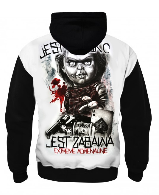 

Bluza z kapturem Laleczka Chucky horror r.XXL
