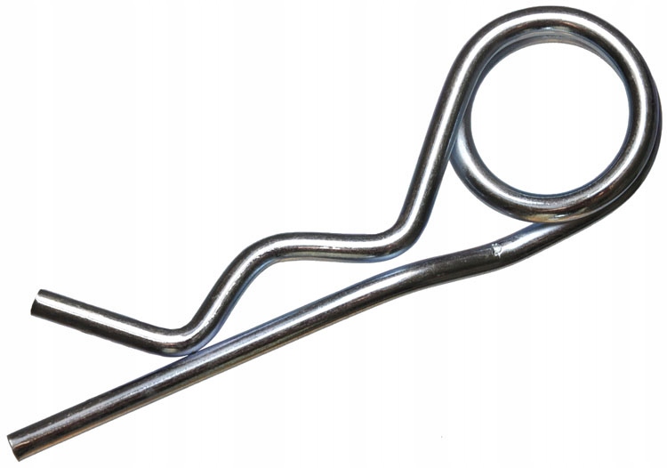 ZAWLECZKA SPRĘŻYSTA ZATYCZKA ZAPINKA PODWÓJNA FI 5