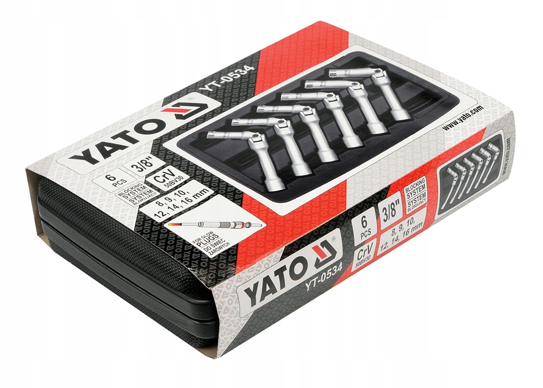 YATO НАБІР КЛЮЧІВ ДЛЯ СВІЧОК РОЗЖАРЮВАННЯ YT-0534