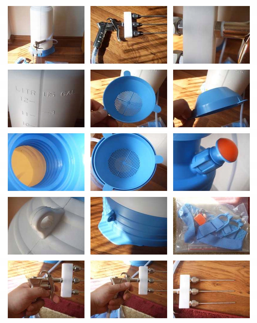 Nastrzykiwarka do mięsa ręczna 12L z 3-igłowym pistoletem dozującym solankę Kod producenta 12L-3 igłowa viva_exe