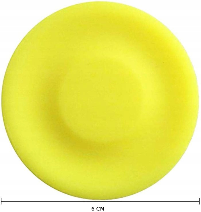 MINI FRISBIE SILIKONOWY ŻÓŁTY NEON SPORT LATAJĄCY Marka inna