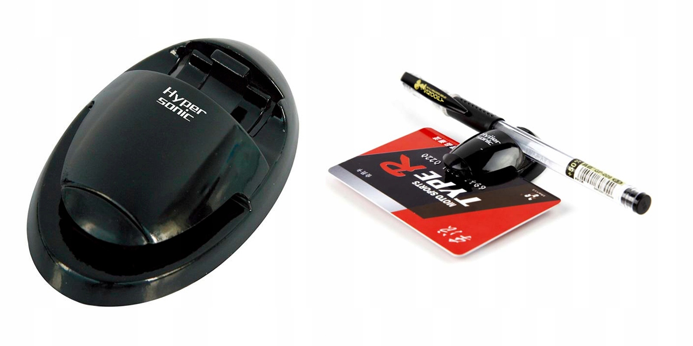 UNIWERSALNY UCHWYT SAMOCHODOWY NA KARTY PARKINGOWE DŁUGOPIS TAŚMA 3M Producent Hypersonic