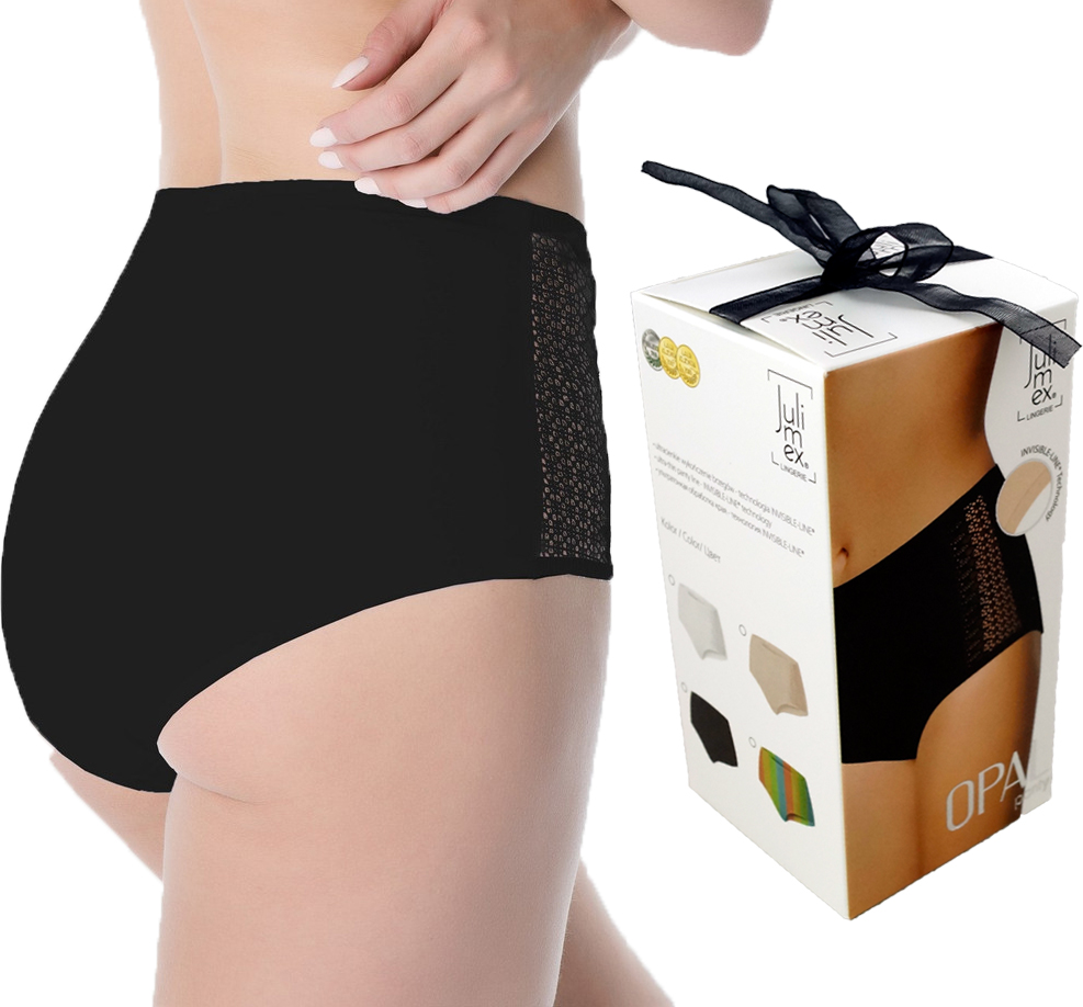 

Figi bezszwowe Julimex majtki Wysoki Stan Opal XXL