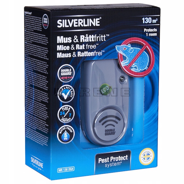Ultradźwiękowy odstraszacz na myszy i sz MR130 DG4 Producent silverline