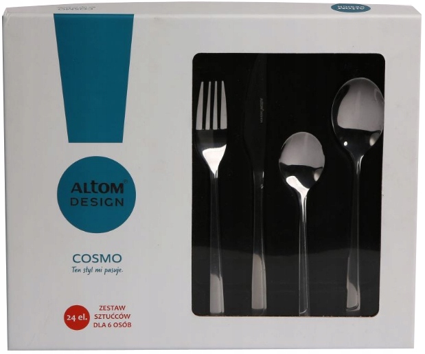 

Altom Sztućce Modern 24 x Komplet Cosmo Dla 6 Osób