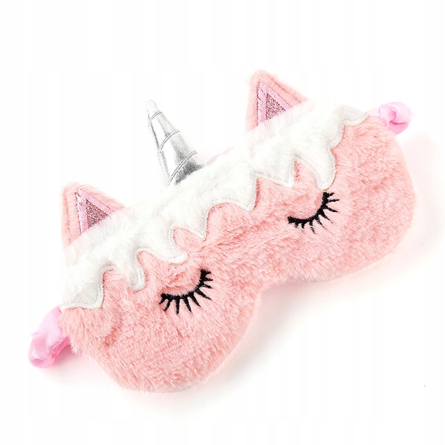 

Opaska maska do spania na oczy do samolotu unicorn