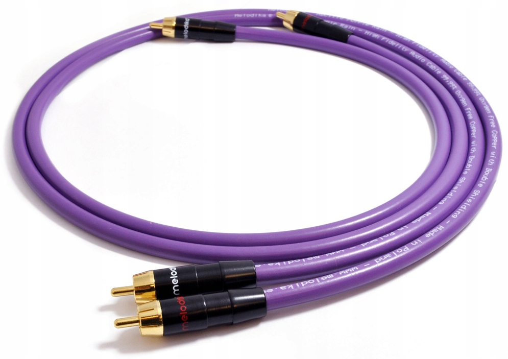 Kabel audio cinch 2RCA 2xRCA MELODIKA MD2R20 2m Kod producenta MD2R20