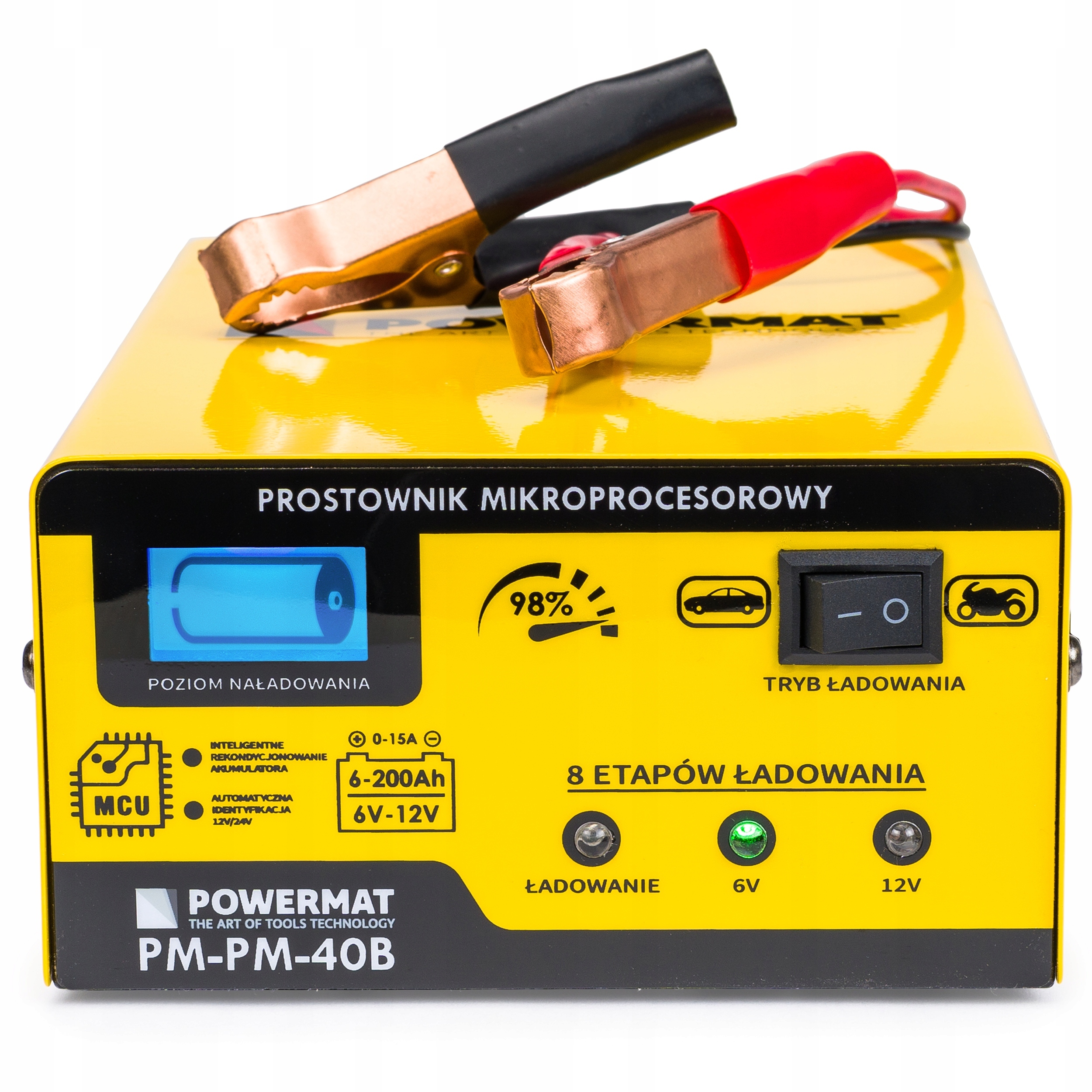 PROSTOWNIK MIKROPROCESOROWY AKUMULATOROWY 6/12V POWERMAT EAN (GTIN) 5902565277109