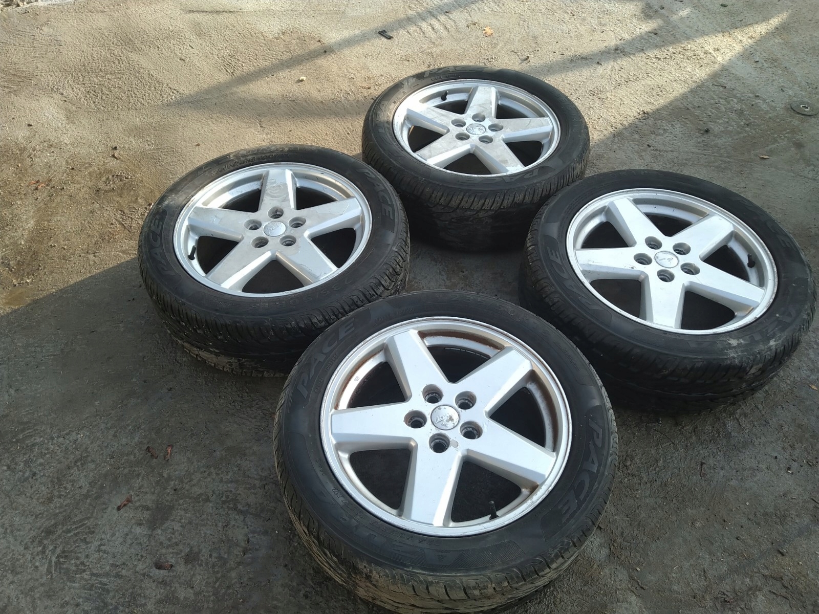 JEEP КОМПАС PATRIOT ОРИГІНАЛЬНІ АЛЮМІНІЙ 18'' З ШИНИ