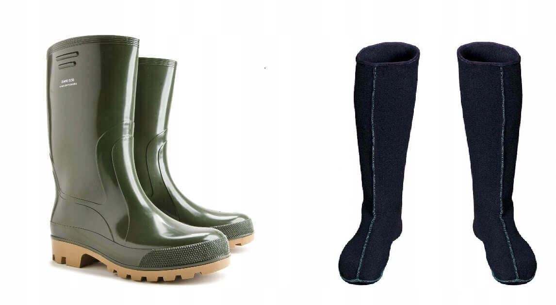 

Kalosze Zielone Plus Ocieplacz Na Deszczowe Dni