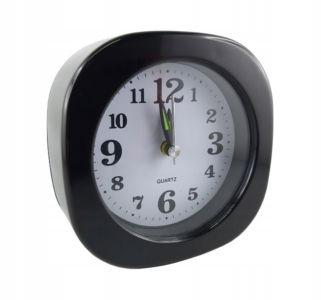 BUDZIK ZEGAREK GŁOŚNY CZARNY BIAŁY 3-WZORY 3597 Kod producenta 3597