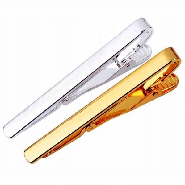 

Elegancka Spinka do Krawata, złota lub srebrna