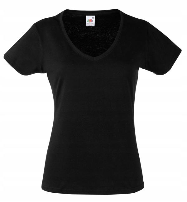 ФУТБОЛКА ЖЕНСКАЯ FRUIT OF THE LOOM, ВЫРЕЗ V-ОБРАЗНЫМ ВЫРЕЗОМ