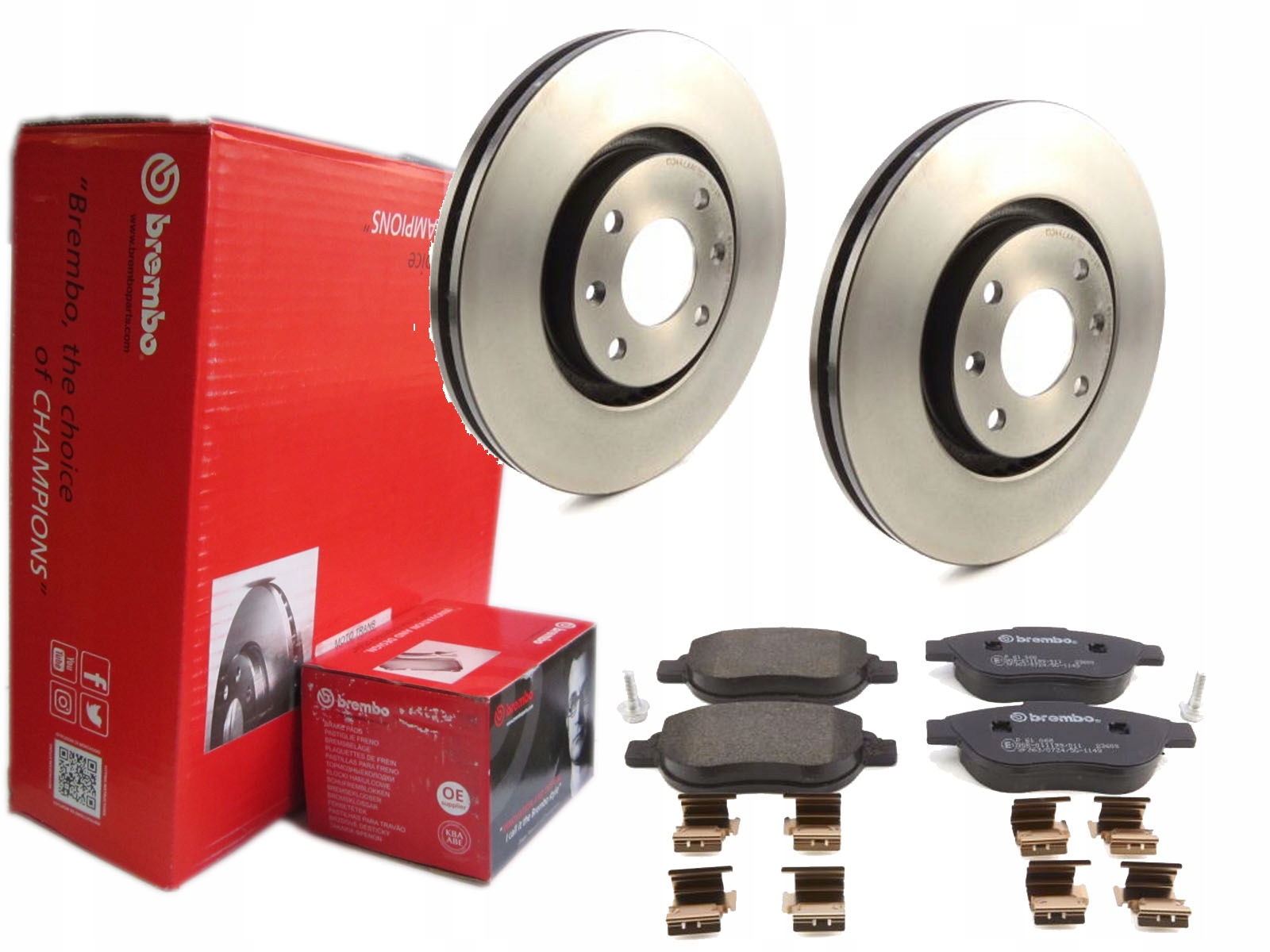 Диски колодки BREMBO передня для CITROEN C3 і C4 і II