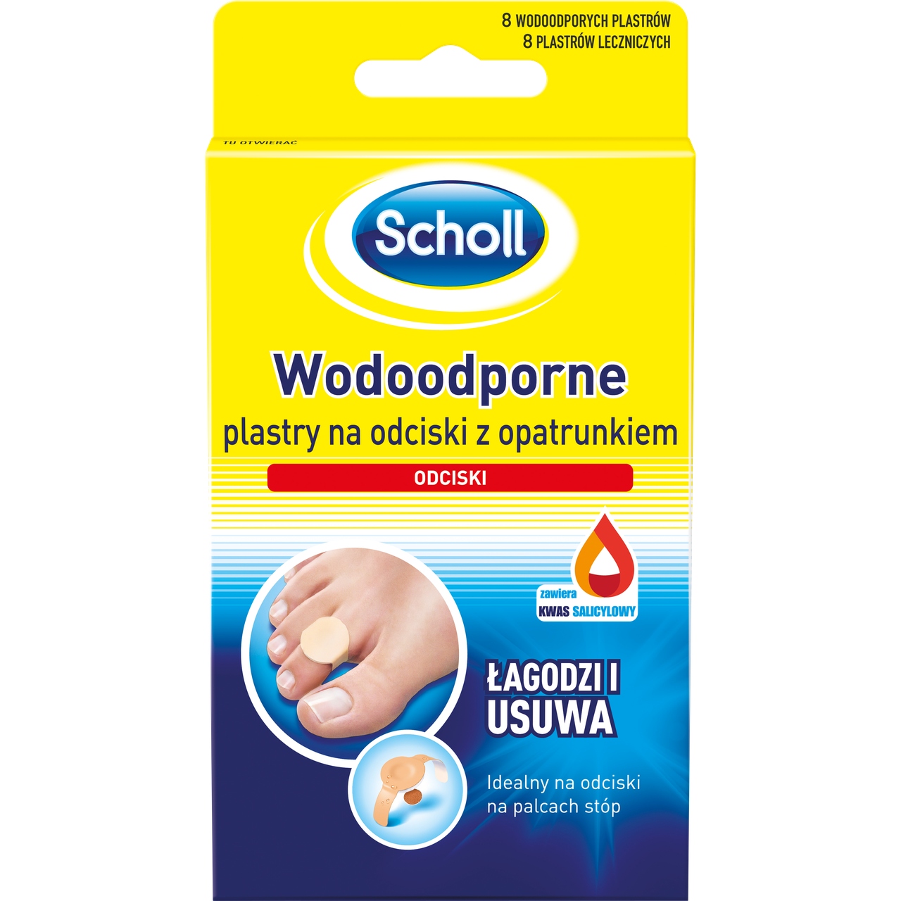 Scholl voděodolné náplasti na puchýře s polštářkem