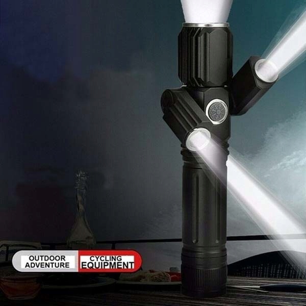 Latarka rowerowa TRANSFORMERS 3 diody USB aku Źródło światła dioda LED