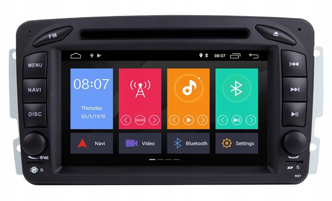 RADIO ANDROID Mercedes Benz CLK W209 W203 W208 4CO Marka inna