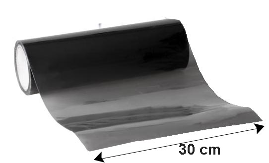 FOLIA DO PRZYCIEMNIANIA LAMP BEZBARWNA RAKLA 2M ZABEZPIECZENIA REFLEKTORÓW Szerokość produktu 30 cm